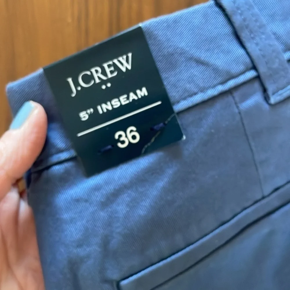 J. Crew 5” Flex Chino Short for Men NWT size 36